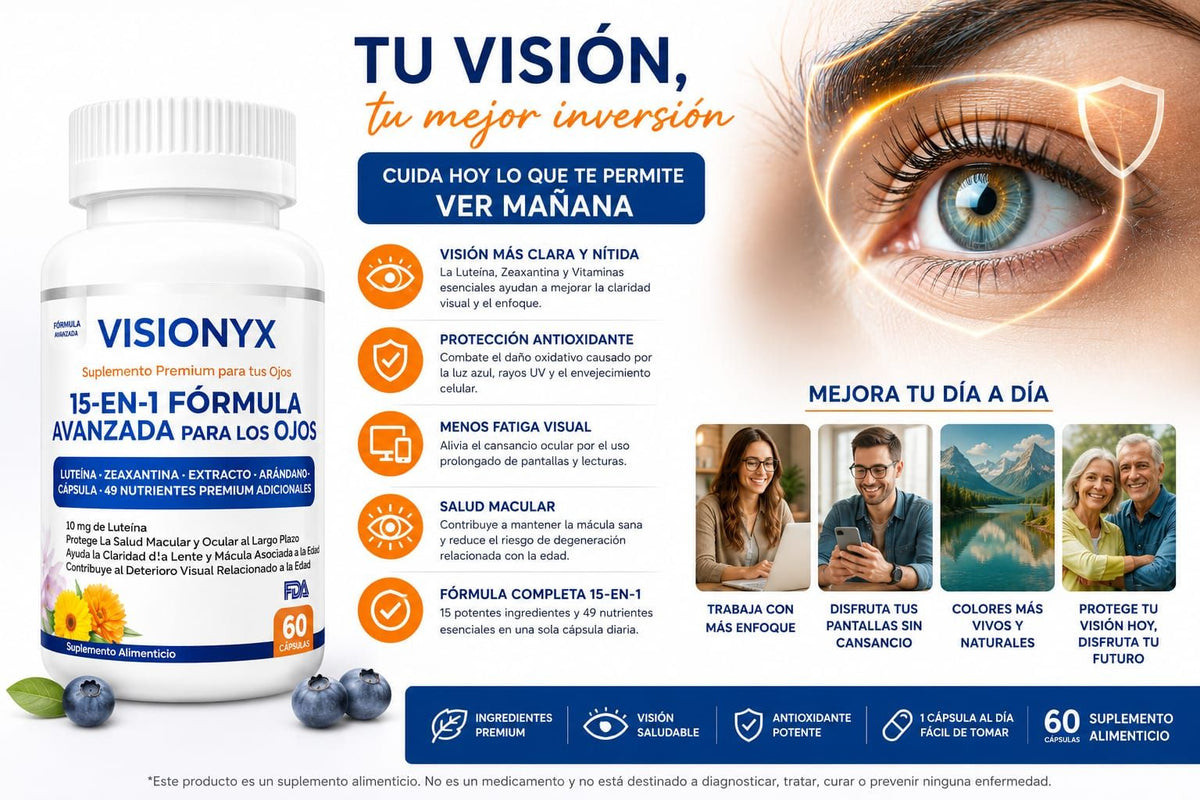 VISIONYX™ SUPLEMENTO PARA LA VISTA