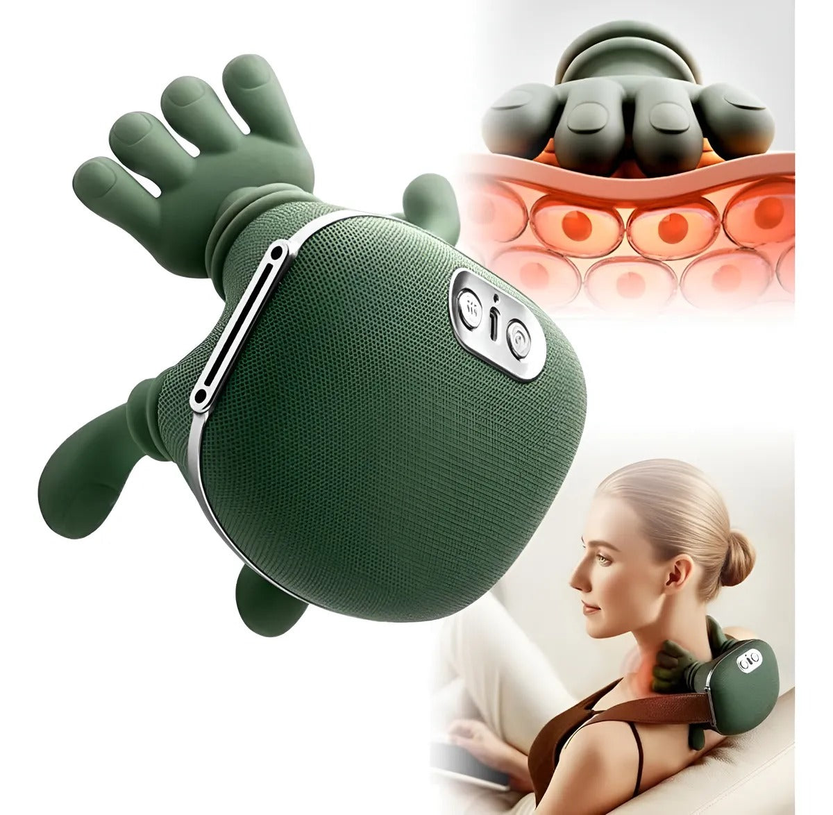 CerviZen™ 4D Masajeador de cuello Shiatsu