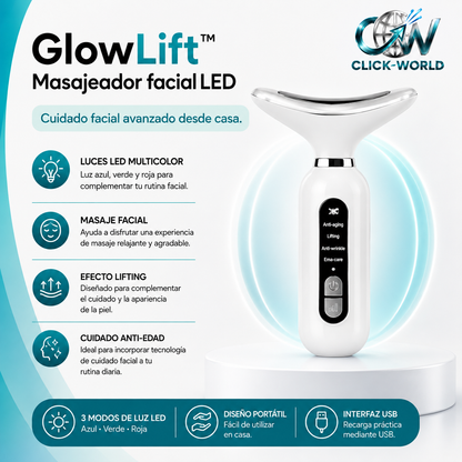 GlowLift™ Masajeador facial LED Antiedad