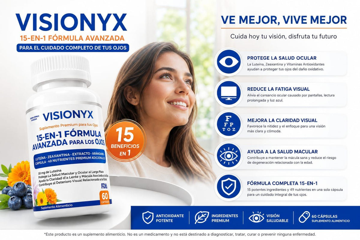 VISIONYX™ SUPLEMENTO PARA LA VISTA