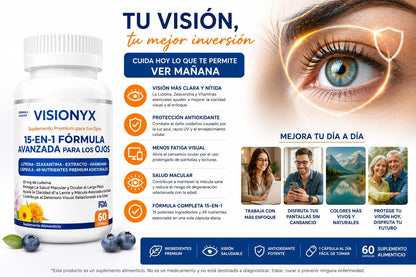 VISIONYX™ SUPLEMENTO PARA LA VISTA