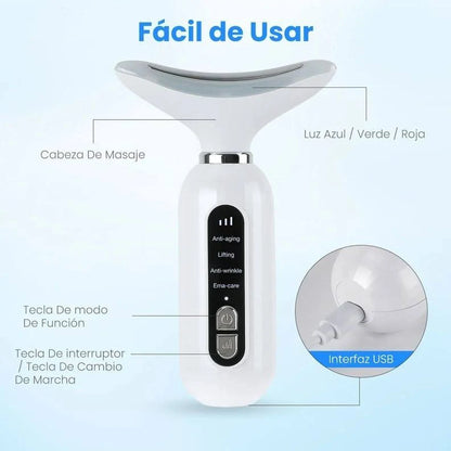 GlowLift™ Masajeador facial LED Antiedad